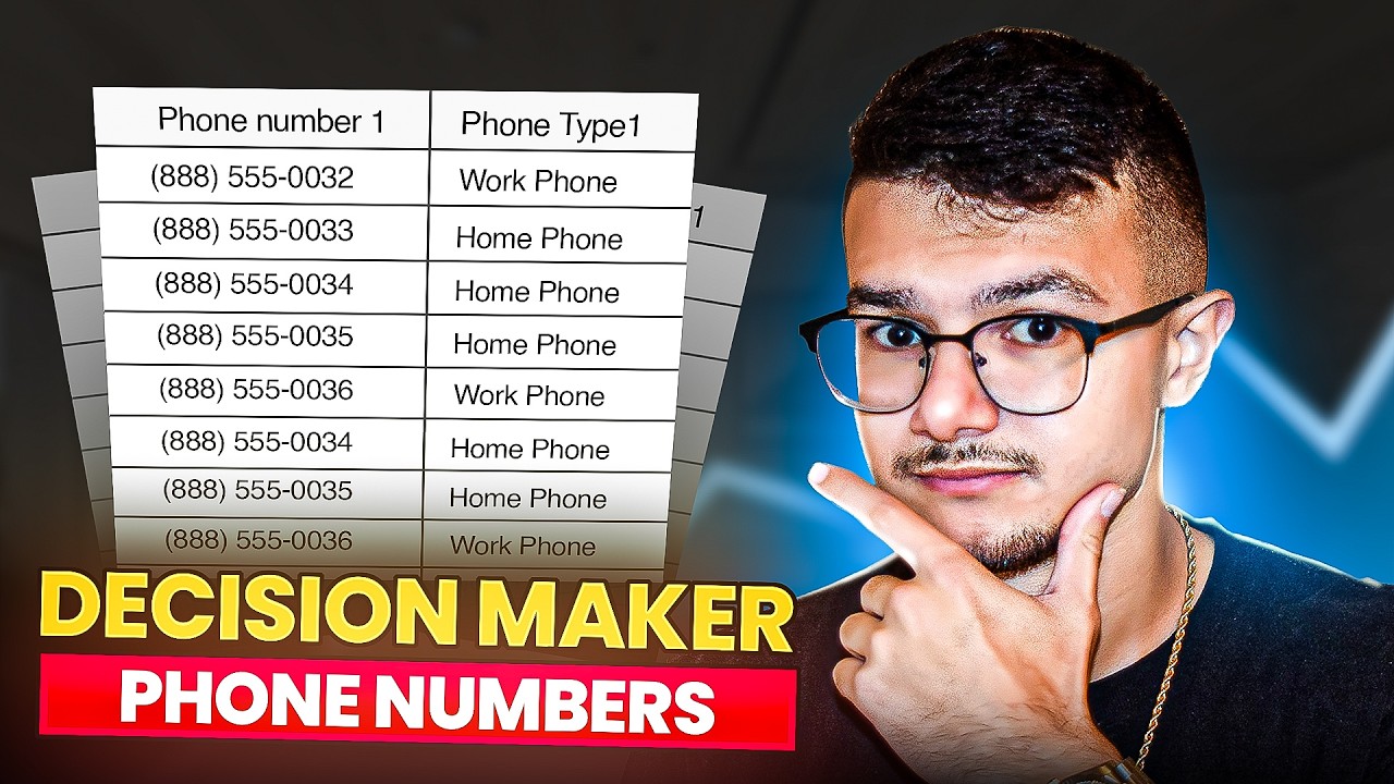 How to Get Decision Maker Phone Numbers for B2B Lead Gen (FREE METHOD)