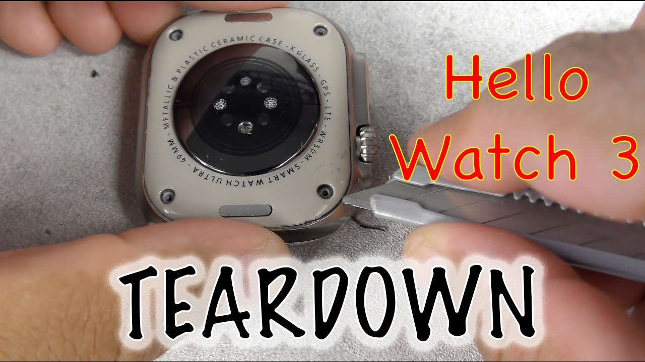 Обновление и разбор Hello Watch 3: я его испортил? Или его можно починить?