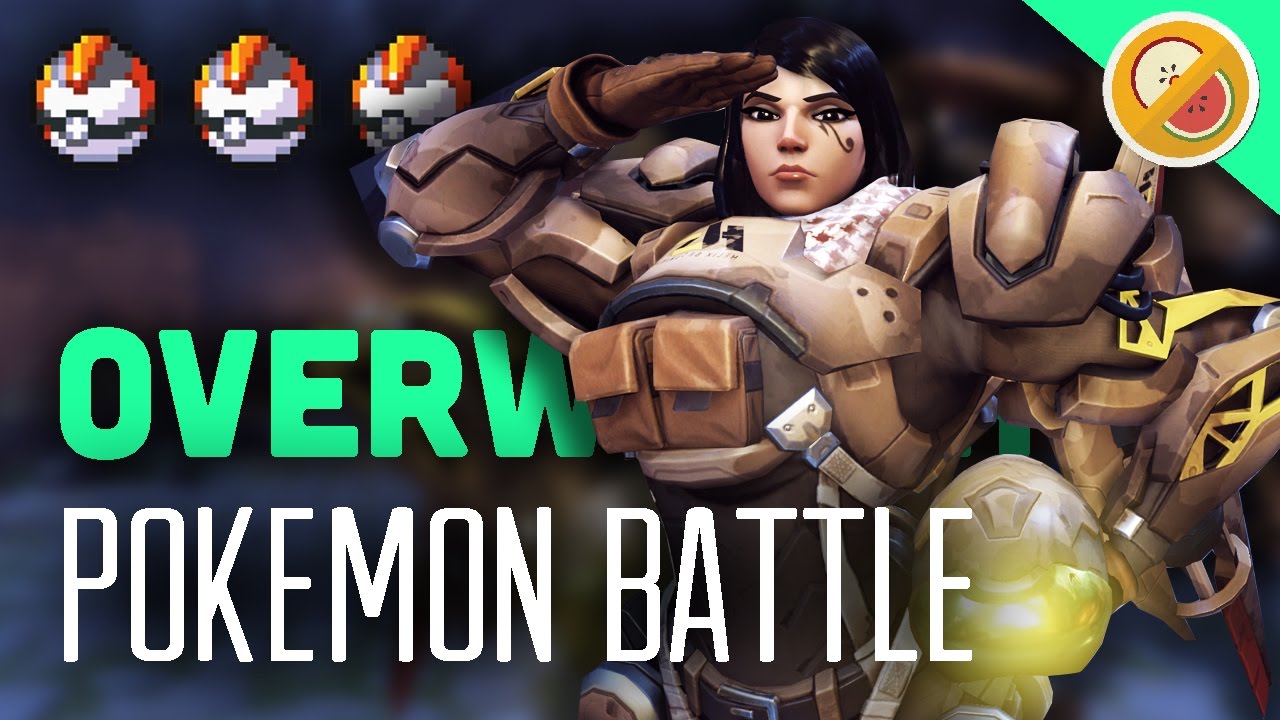 POKEWATCH #9 - TURN BASED COMBAT! Overwatch Custom Game Gameplay (Funny Moments)