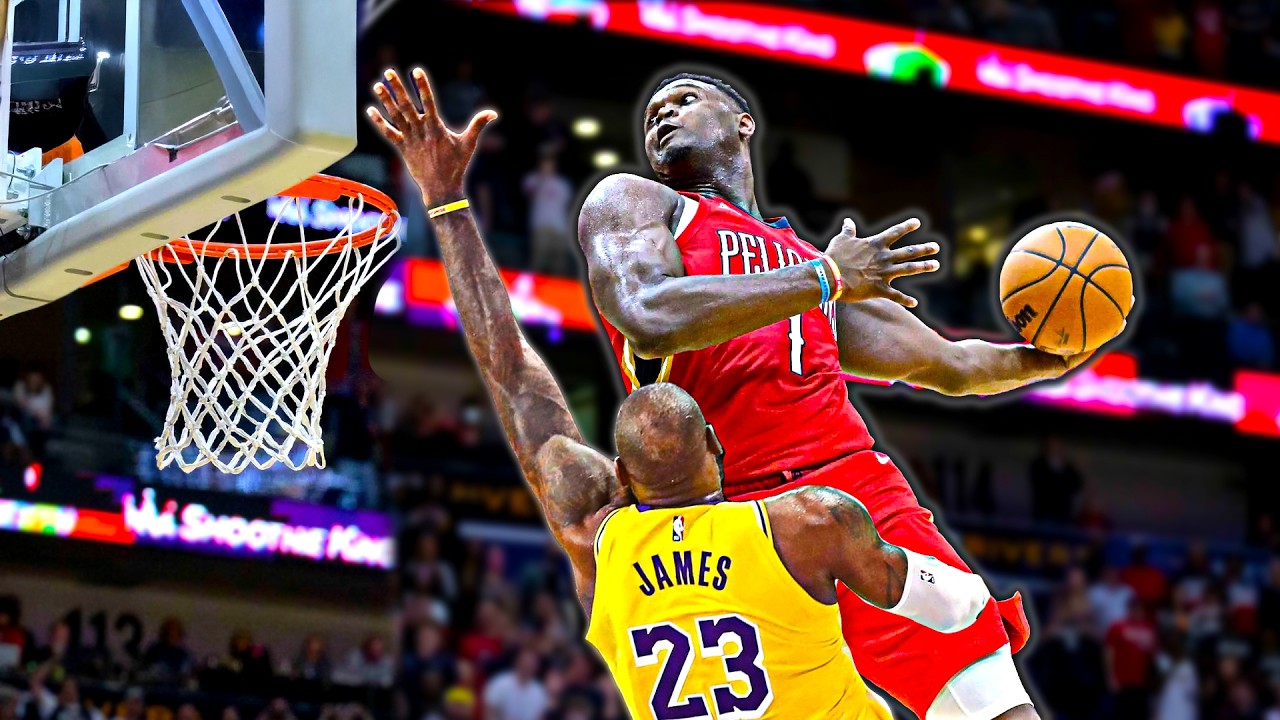 Zion Williamson dunks that keep getting more & more UNHINGED
