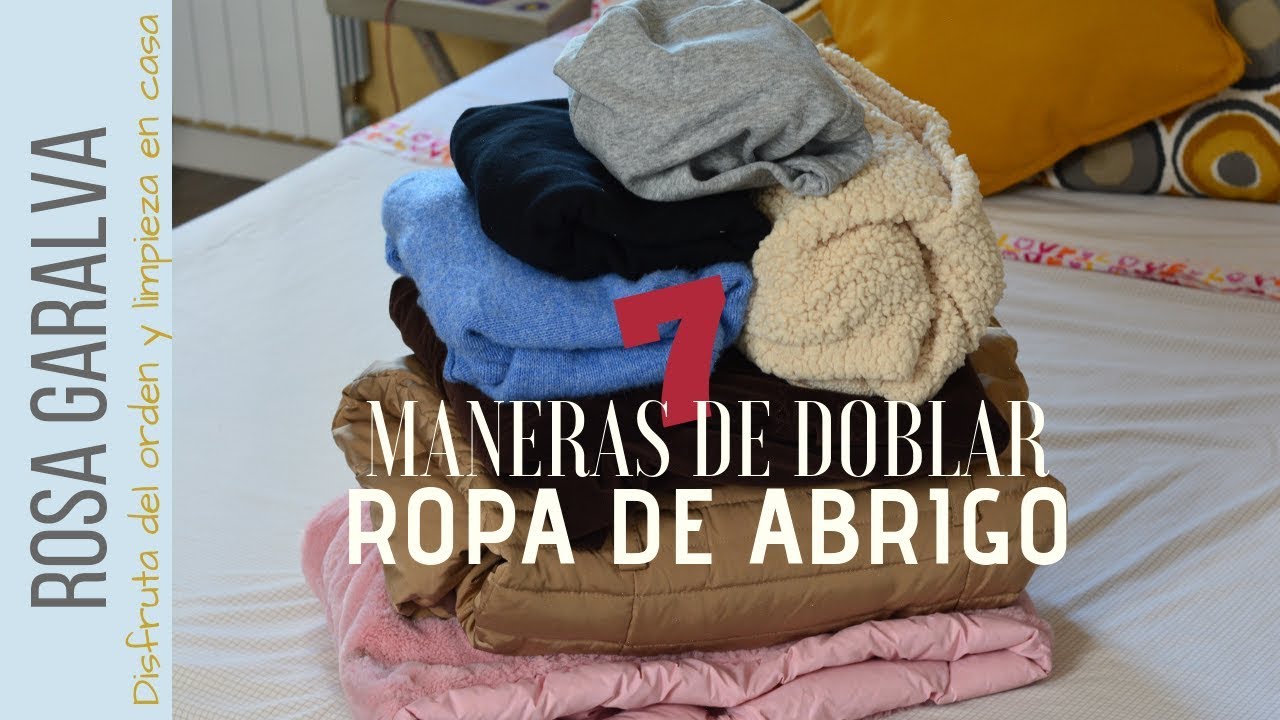 7 formas de doblar abrigos