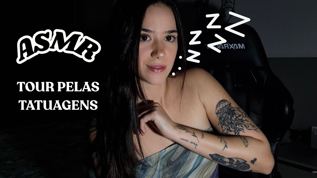 TOUR PELAS MINHAS 29 TATUAGENS EM ASMR (SUSSURROS) 💤