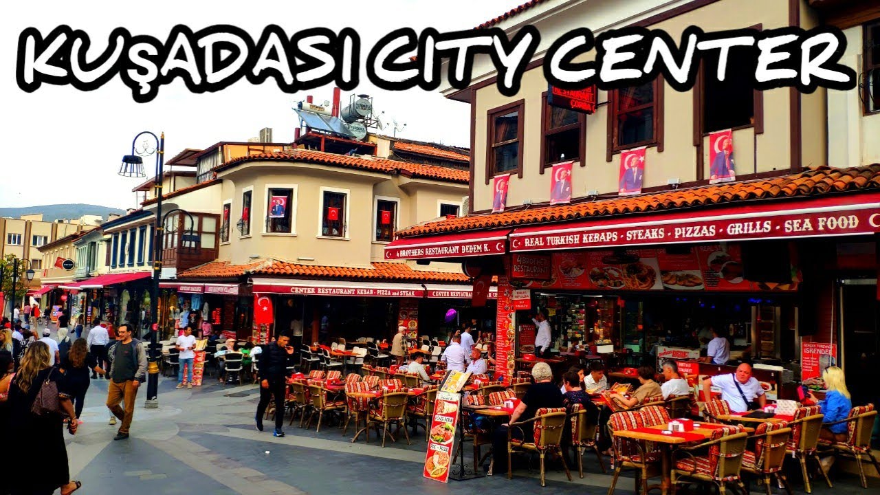 KUŞADASI CITY CENTER T&Uuml;RKIYE | RESTAURANTS FOOD PRICES | April 23, 2025 | 4k UHD 60fps