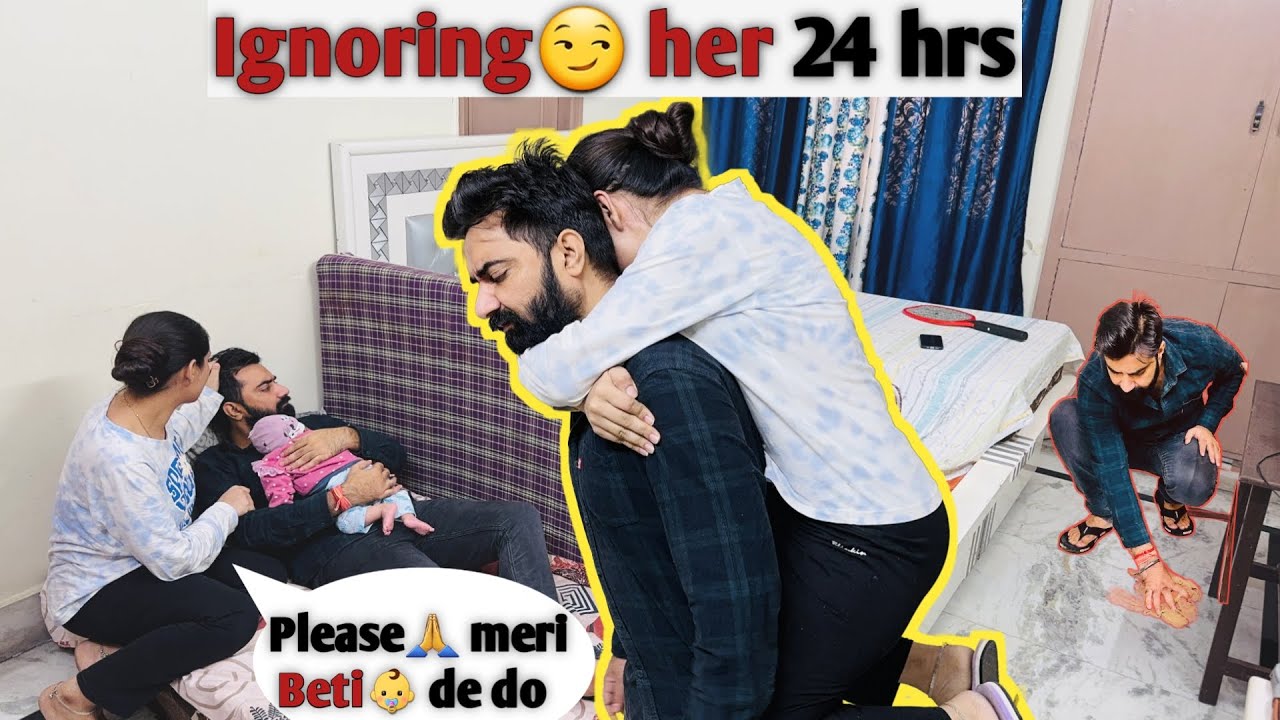 *IGNORING* Soniya for 24 hours Prank | epic reaction 😂