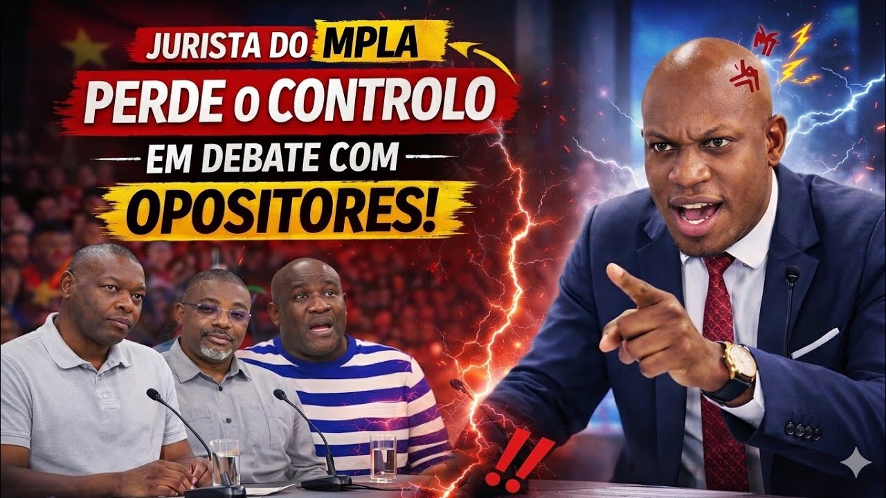 Jurista do MPLA perde o controlo em debate com opositores