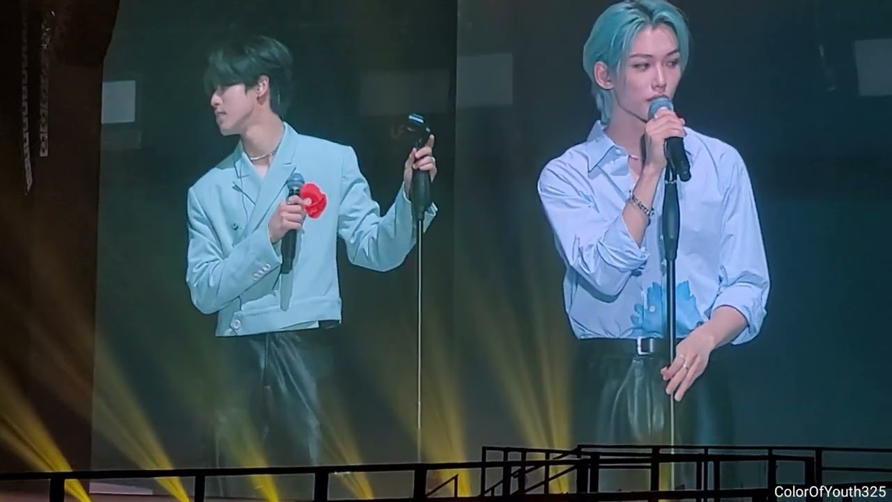 230701 스트레이키즈 팬미팅 무대체인지 머디워터팀(랩팀)의 피어난다 보컬무대