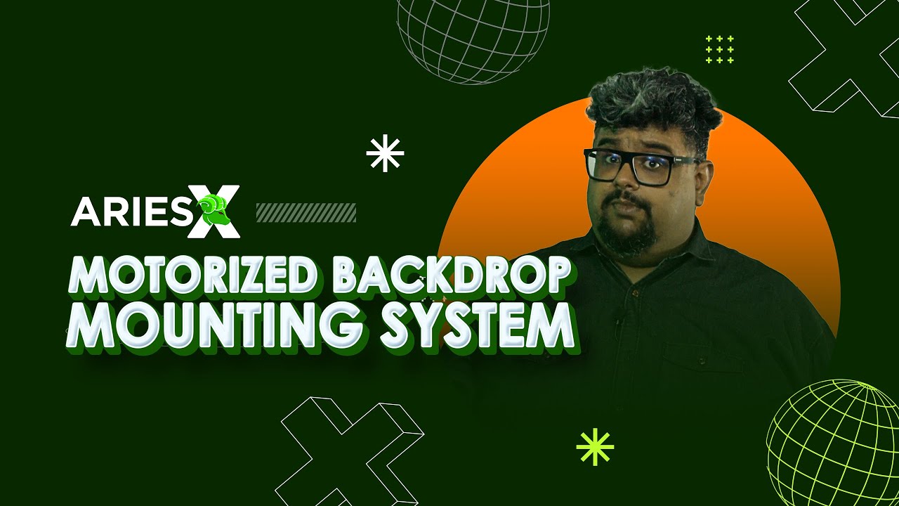 AriesX Tutorial for Motorized Backdrop Mounting System - How to Setup