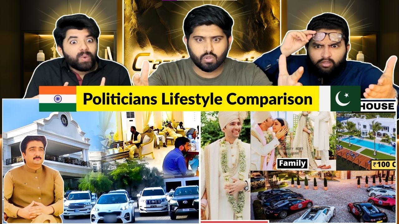 Politicians Lifestyle India Vs Pakistani | कौन जीता Luxury Race? 🔥 Pakistani Reaction