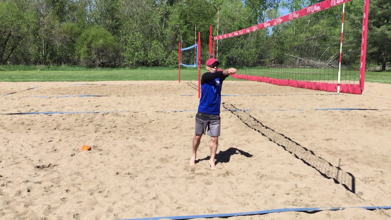 Blogue SMASH : La passe en volleyball de plage - Points techniques