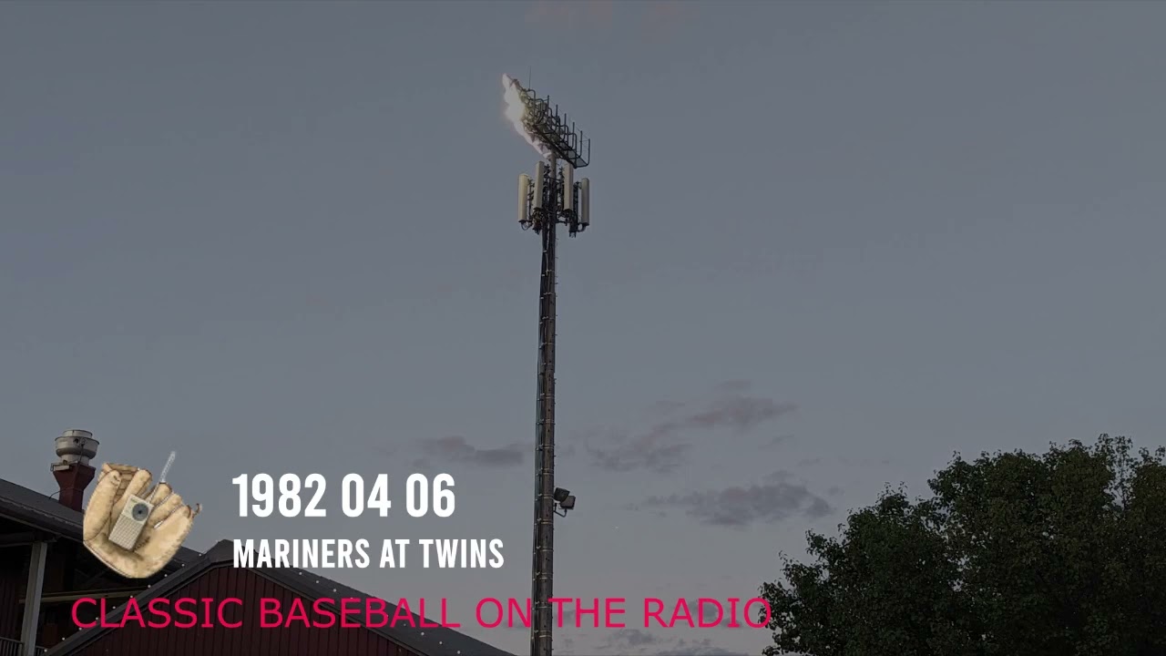 1982 04 06 Mariners at Twins Classic Baseball Radio Broadcast