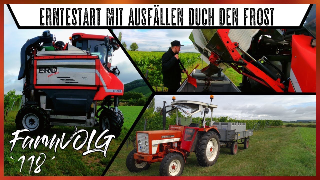 FarmVlog 🍇`118´ - Erntestart Ernüchterndes Ergebnis nach dem Frost - [Eschenauer] - [HD/2K]