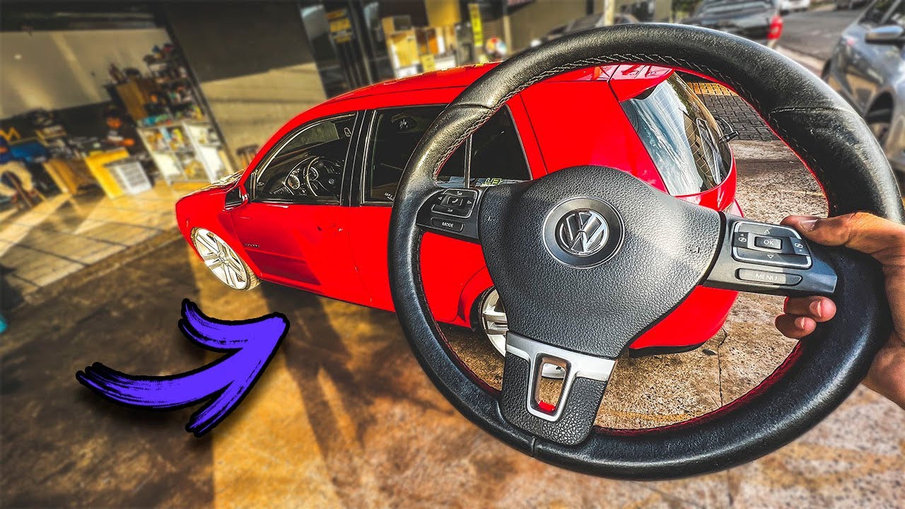 TROQUEI O VOLANTE DO MEU GOLF SPORTLINE - o que acharam ???