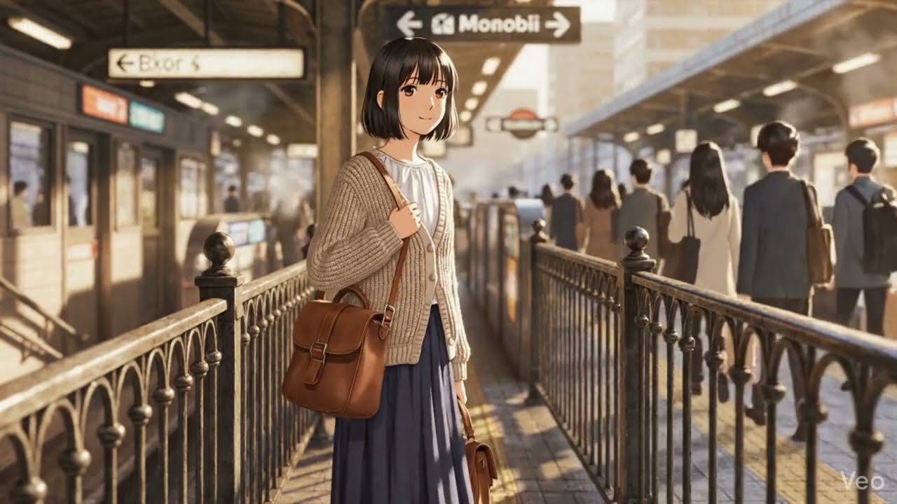 A Calm Train Ride in Japan 🚇 | Cozy Ghibli-Inspired Short Film