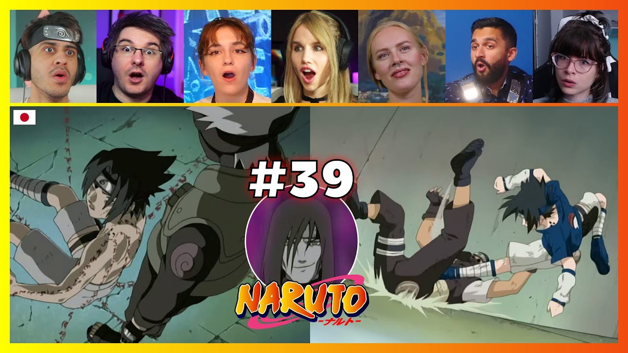 Naruto Episode 39 | Lions' Barrage and Curse Sealing | Reaction Mashup ナルト