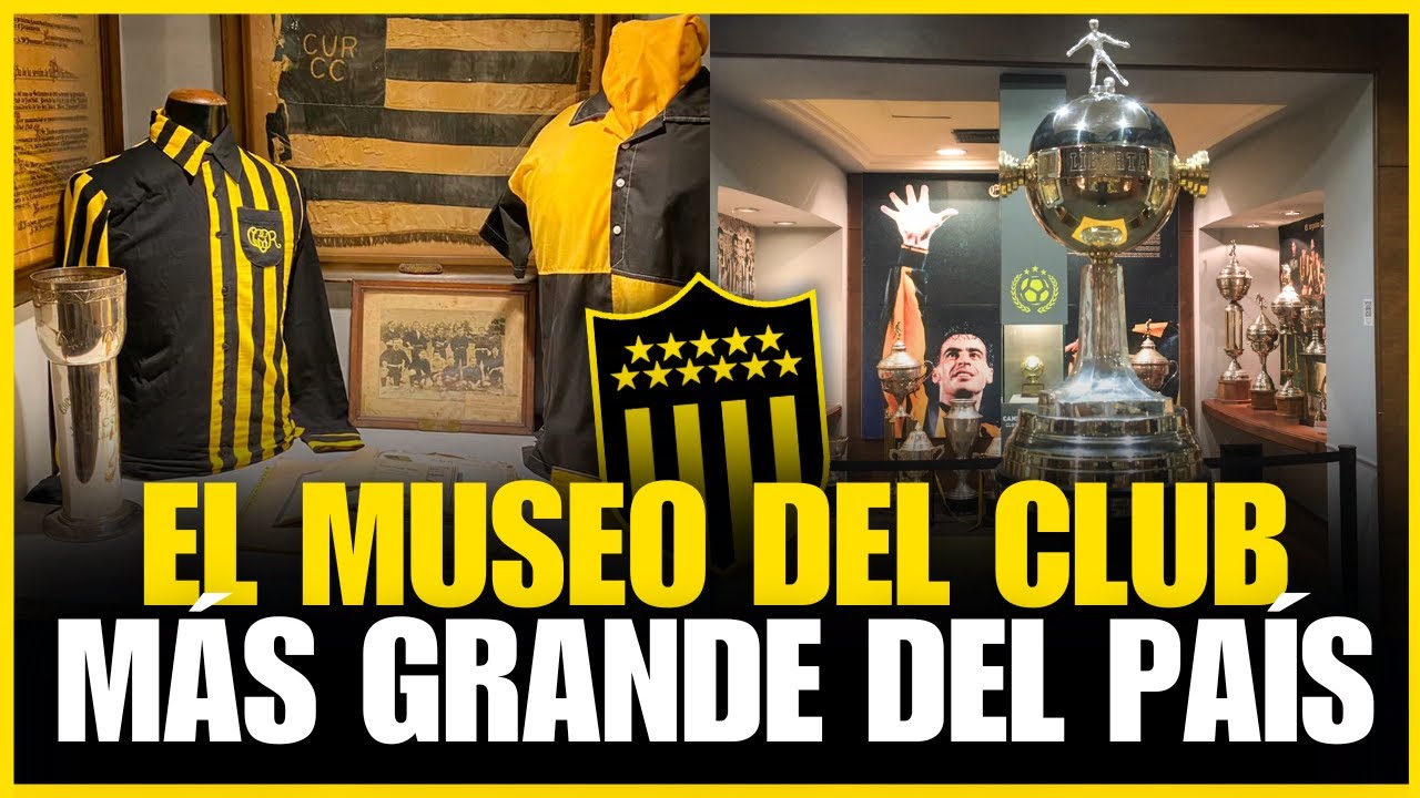 Así es el MUSEO del CLUB de FÚTBOL MÁS GRANDE del URUGUAY: PEÑAROL