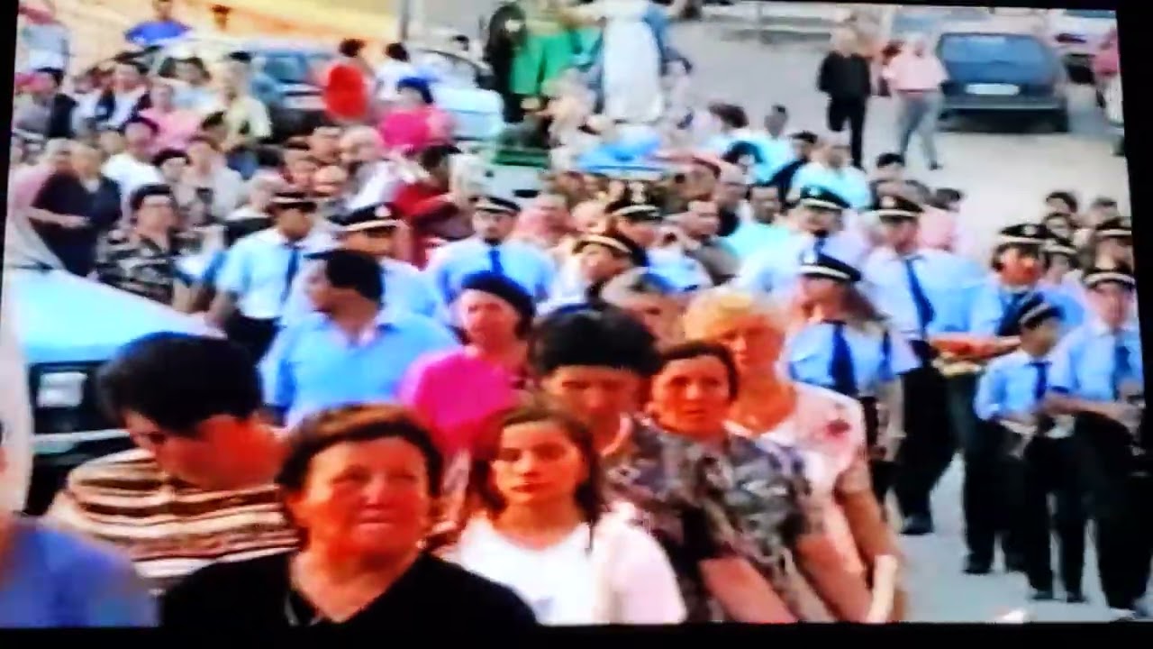 Piedimonte s. G. 1996 processione per le vie del paese con s. Rocco e mad. Maria ass. 1 parte 