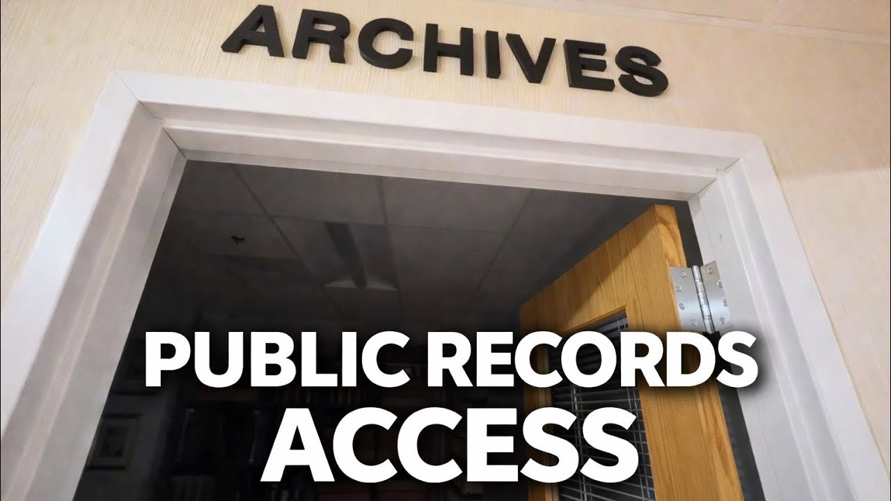 Documenting Public Records While a Deputy Observes