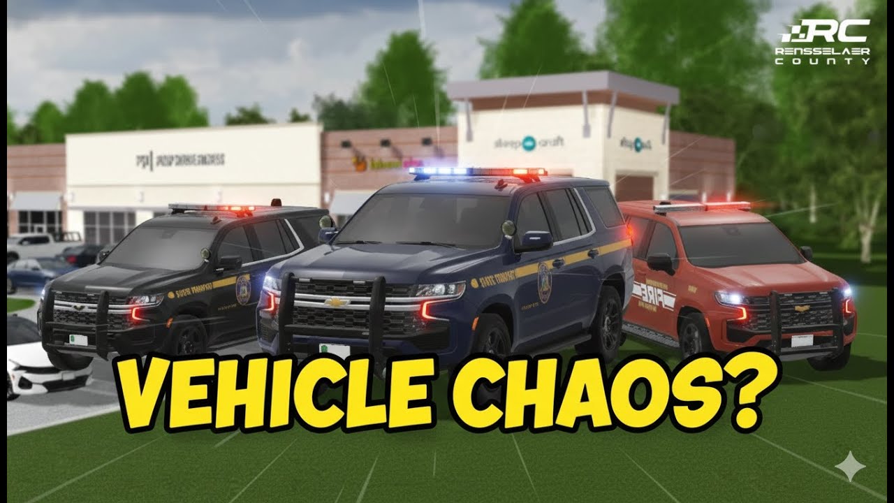 EMERGENCY Vehicles CHAOS! | Roblox | Roleplay | Rensselaer County |