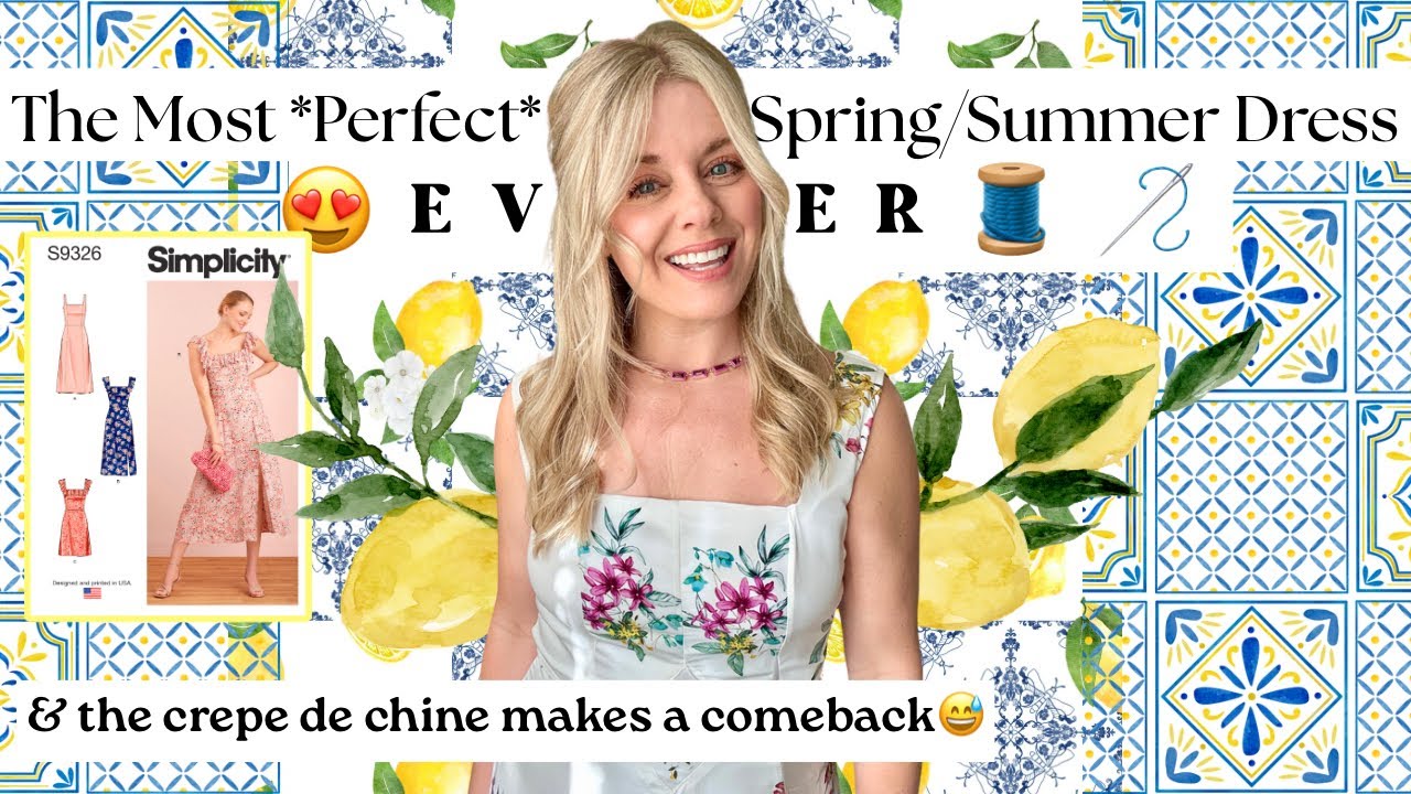 Simplicity 9326: Sew Up Your *Perfect* Spring/Summer Dress, Sizing, Notions, REVIEW #patternreview 🌷