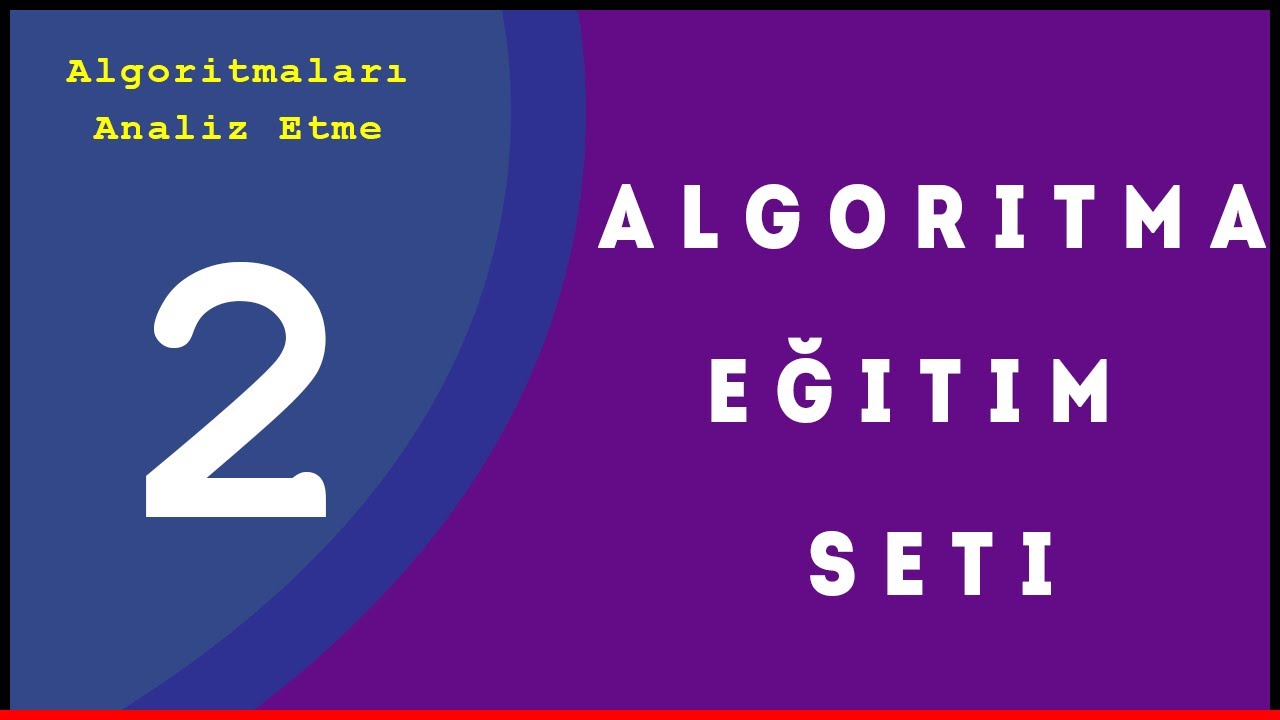 Algoritmaları Analiz Etme | Algoritma Eğitim Seti | Ders 2 #AlgoritmaDersleri