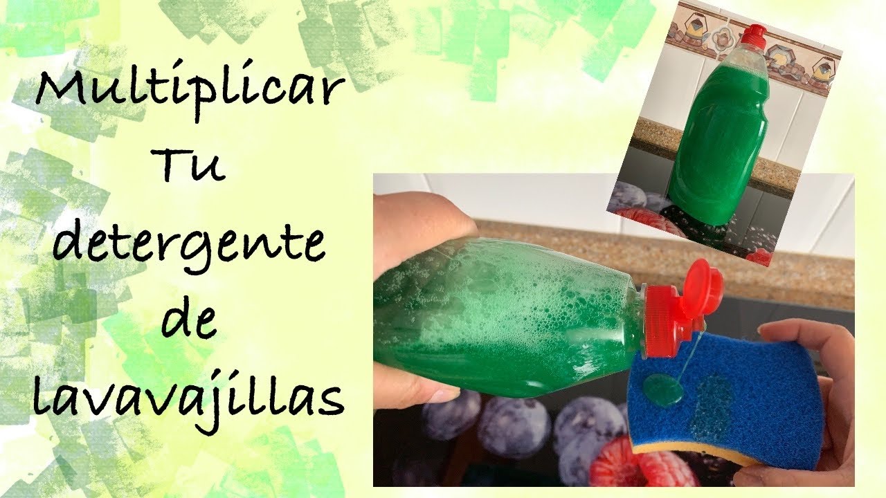 MULTIPLICAR tu detergente lavavajillas