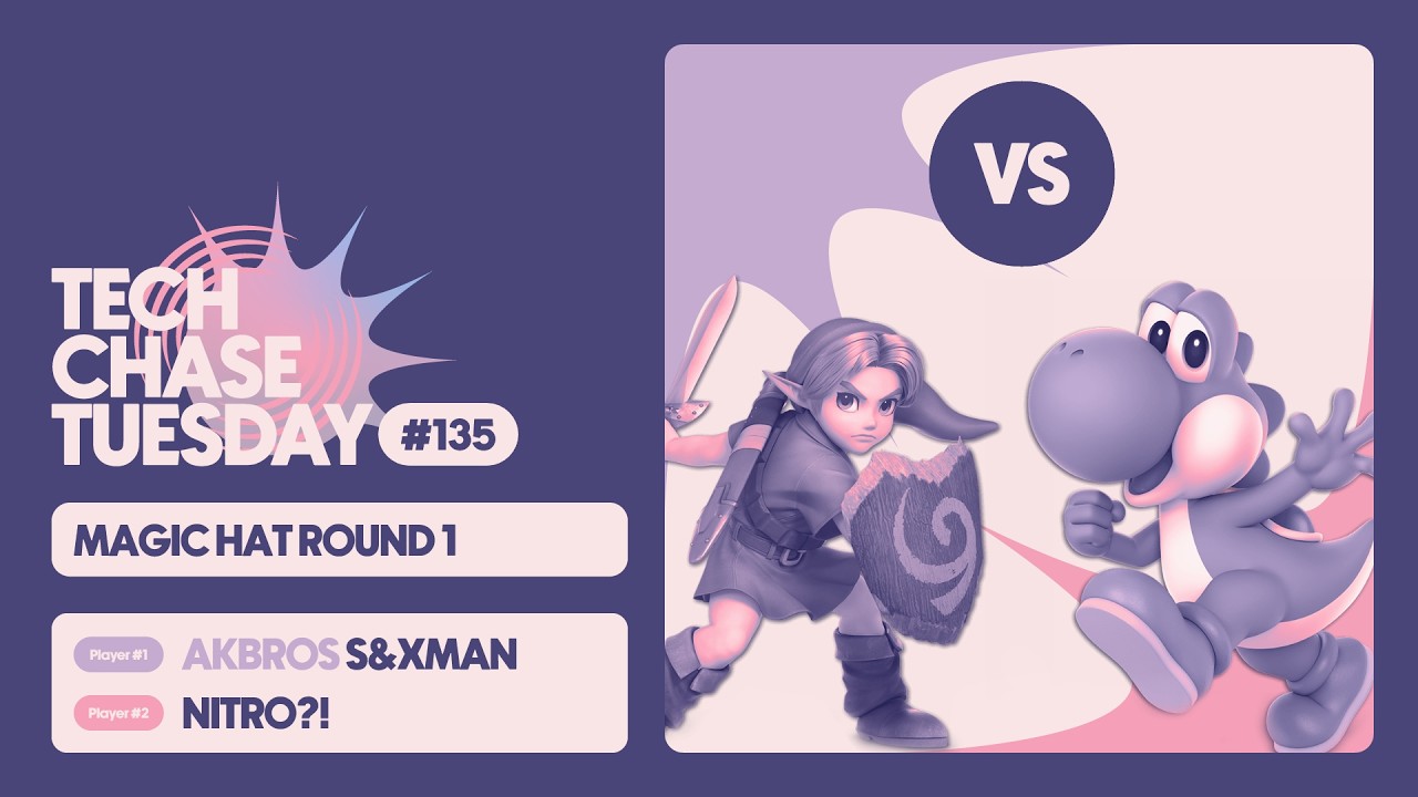 Akbros | S&Xman (Young Link) vs nitro?! (Yoshi) | Magic Hat Round 1 | Tech Chase Tuesday 135
