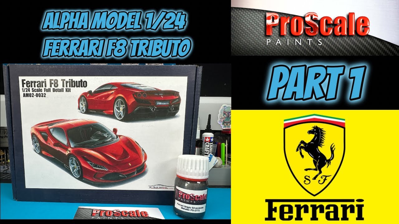 Часть 1 - Модель Alpha Model 1/24 Ferrari F8 Tributo
