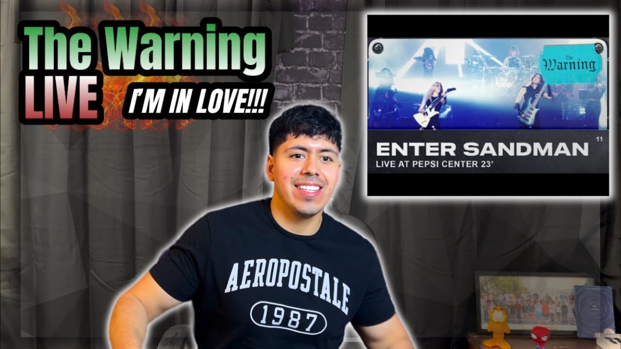 THE WARNING [ Enter Sandman ] Live from Pepsi Center CDMX ( FIRST REACTION!!! )