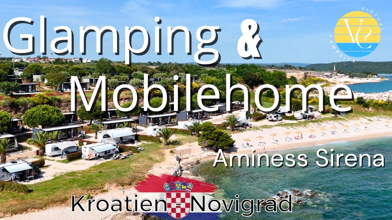 Camping mit Hotelkomfort: 4 Mobile Homes bei Aminess Sirena (Novigrad)