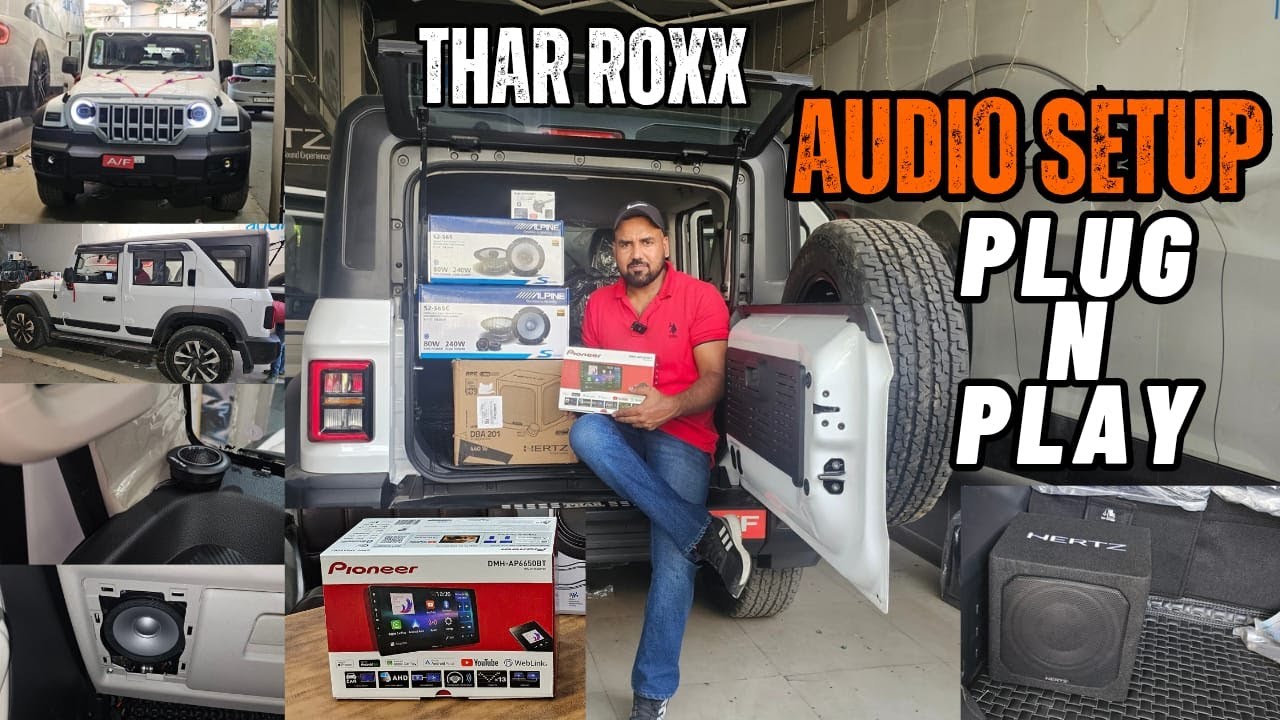 Thar Roxx 🚘🔈 Audio Upgrade | Pioneer DMH-AP6650 | Alpine Component | Hertz Active Subwoofer