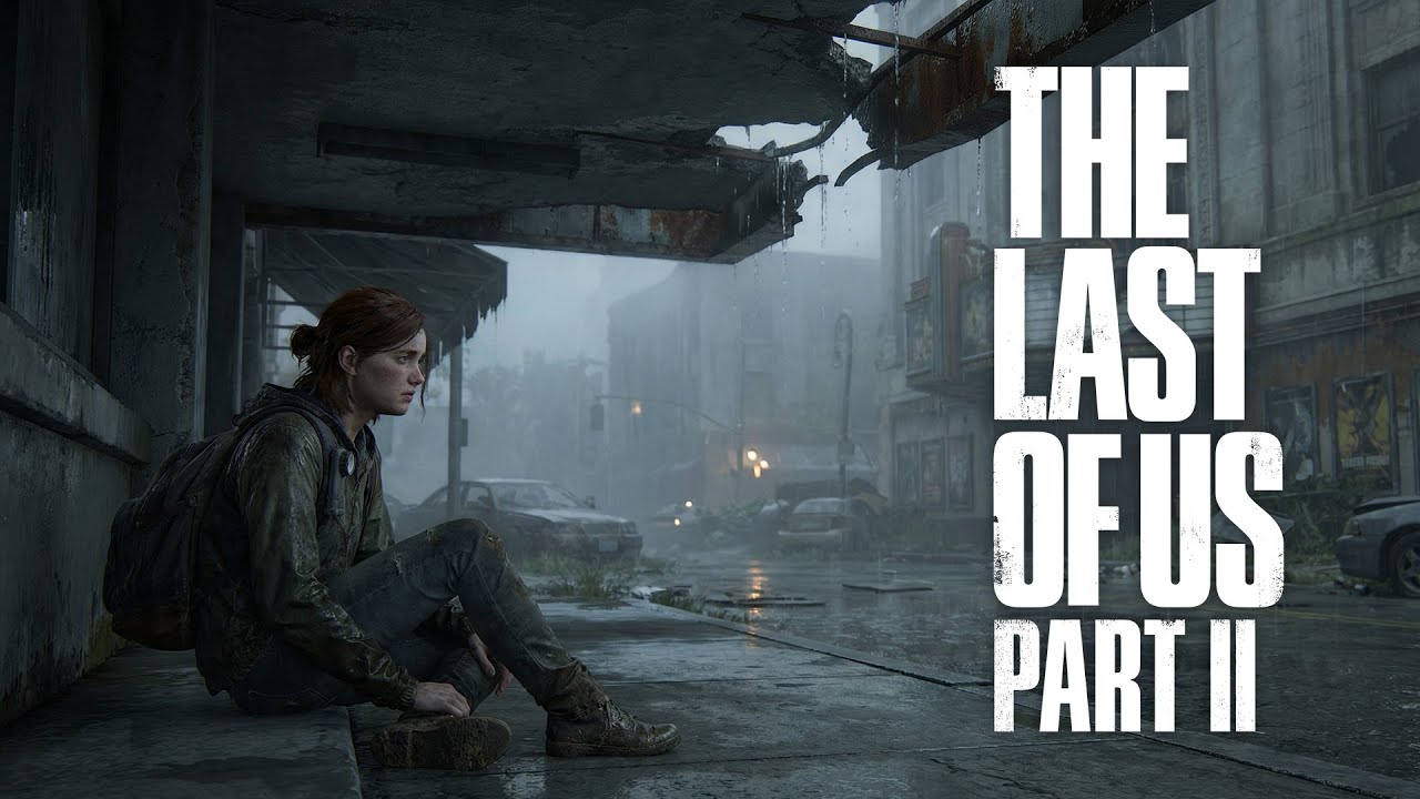 Resting with Ellie in the Rain | The Last of Us Inspired Ambience & Relaxing Music 4K