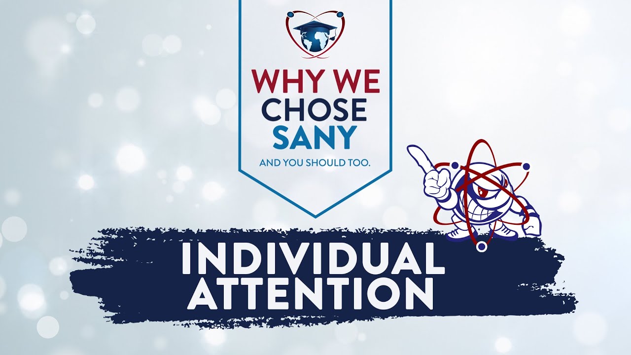 Why We Chose SANY - Individual Attention Tailored to Your Students&rsquo; Learning Ability