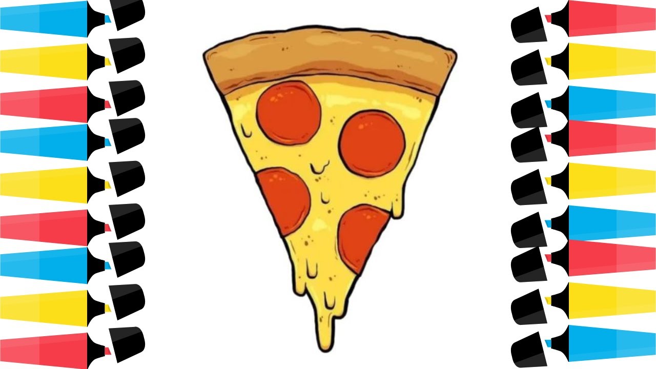 Dibuja una pizza nunca fue tan fácil