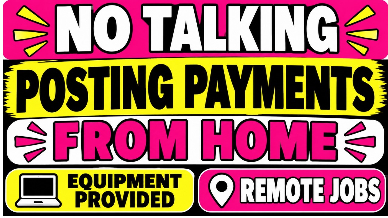 What Does a Payment Poster Do? | Remote Work From Home Jobs