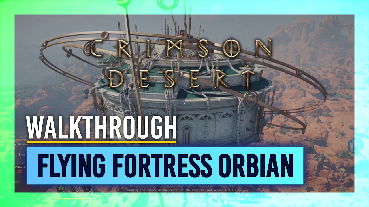 Прохождение игры Flying Fortress Orbian | Багровая пустыня