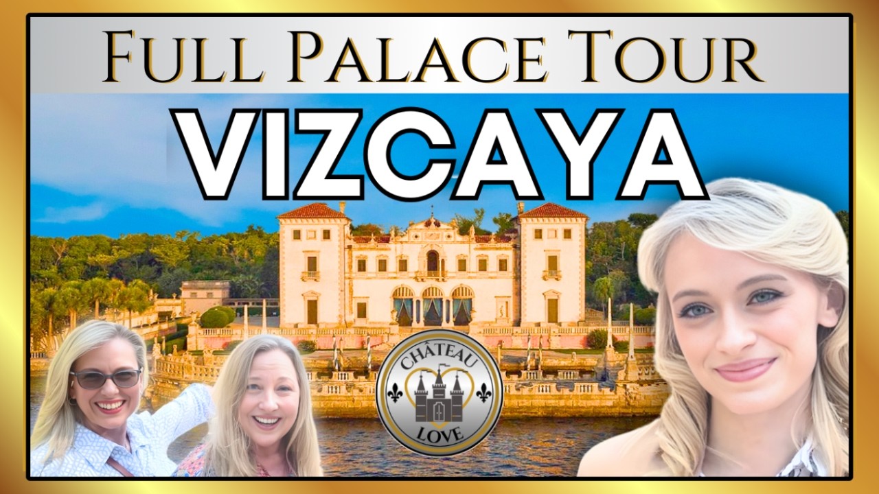 VIZCAYA🌟 Tour Opulent DECORATIONS & GARDENS in this MIAMI Gilded-Age Chateau🏰❤️