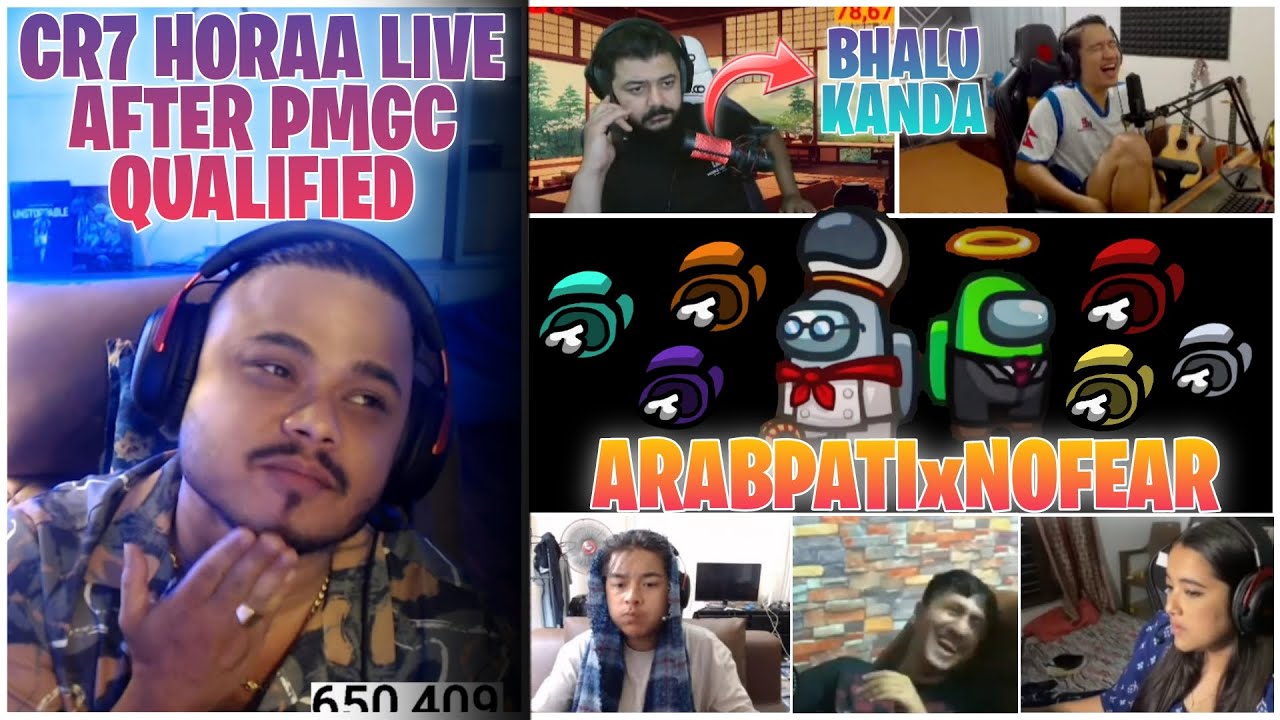 CR7 HORAA LIVE AFTER PMGC QUALIFIED ❤️🎉 ARABPATI BHALU KANDA 😂 NOFEAR HORAA x ARABPATI DEADLY DUO 🔥