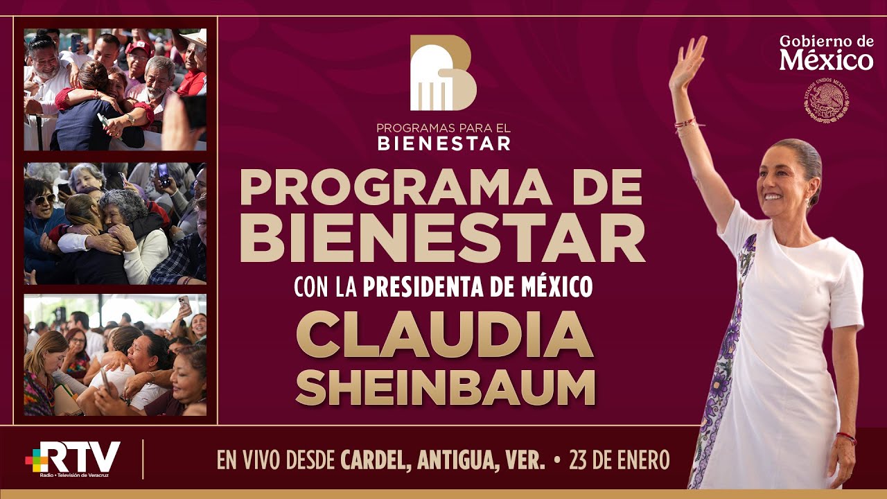 Programas para el Bienestar con la Presidenta Claudia Sheinbaum