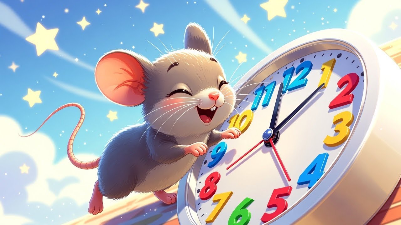 Hickory Dickory Dock 🐭⏰ Nursery Rhyme for Babies | Kids Songs | Laila Fun