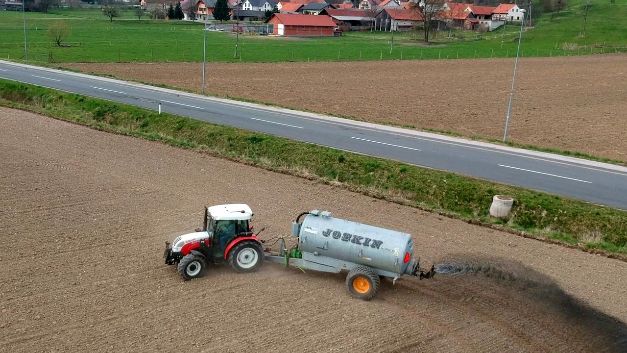 Vožnja gnojnice/2x STEYR POWER/Gülle fahren