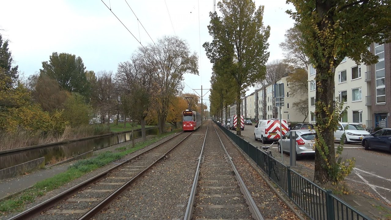 HTM tramlijn 16 Wateringen Dorpskade - Den Haag Statenkwartier - Station Moerwijk | GTL8 3107 | 2021