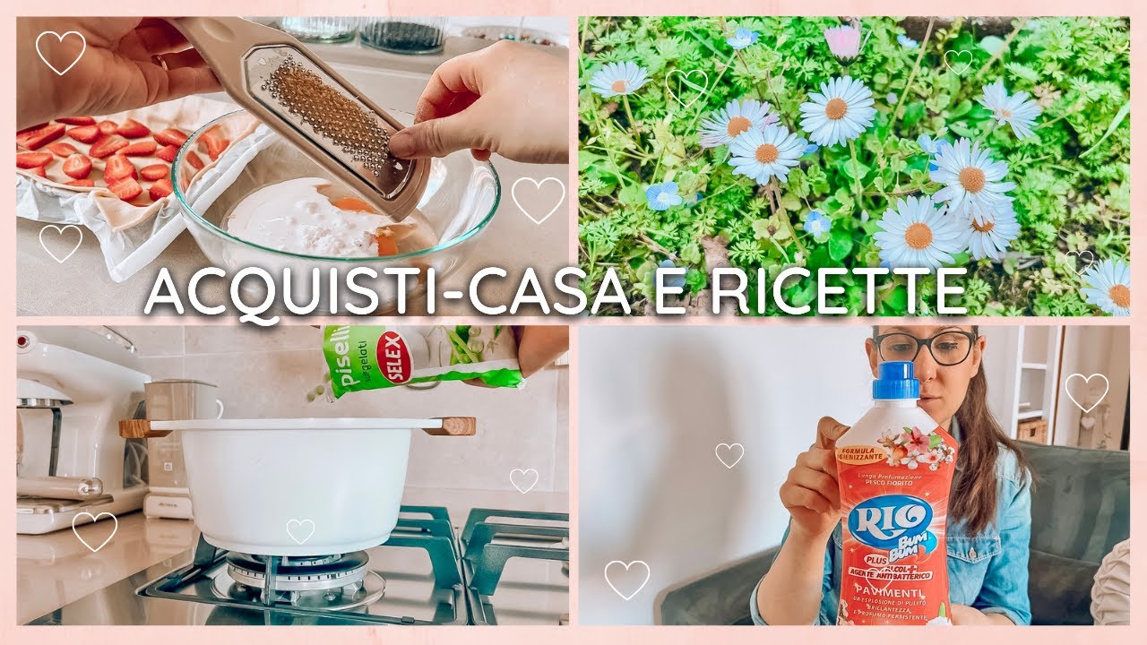 🌸 VLOG | Andiamo da Risparmio casa | Acquisti per la casa | Prepariamo un dolce alle fragole