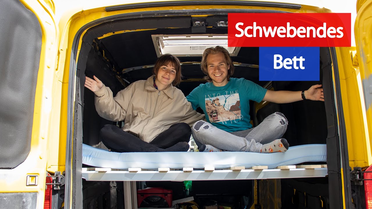 Einfaches schwebendes Bett selbst Bauen! - Ford Transit