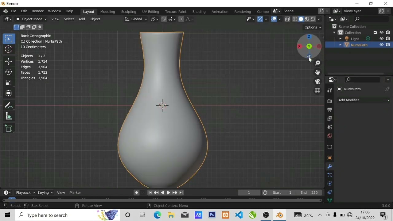 Tutorial Vas Bunga Dengan Aplikasi Blender