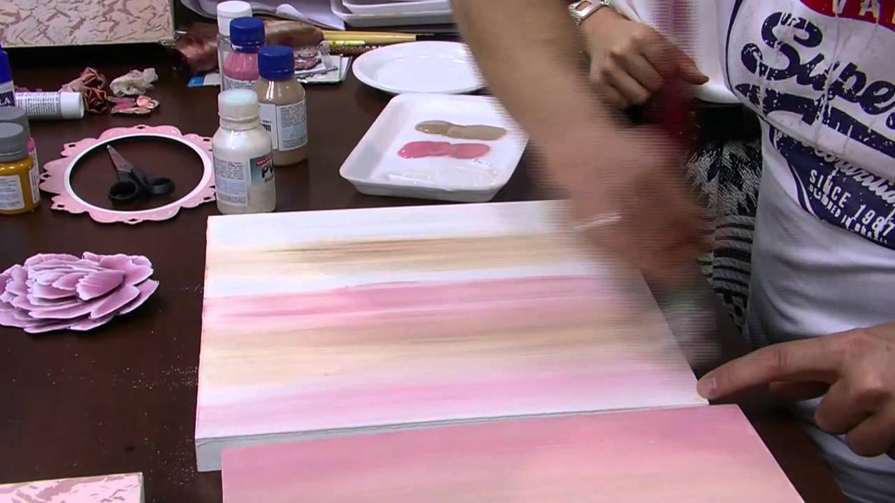 Mulher.com - 01/09/2015 - Caixa craquelada vintage 3d com pintura - Davi Jansen  PT1