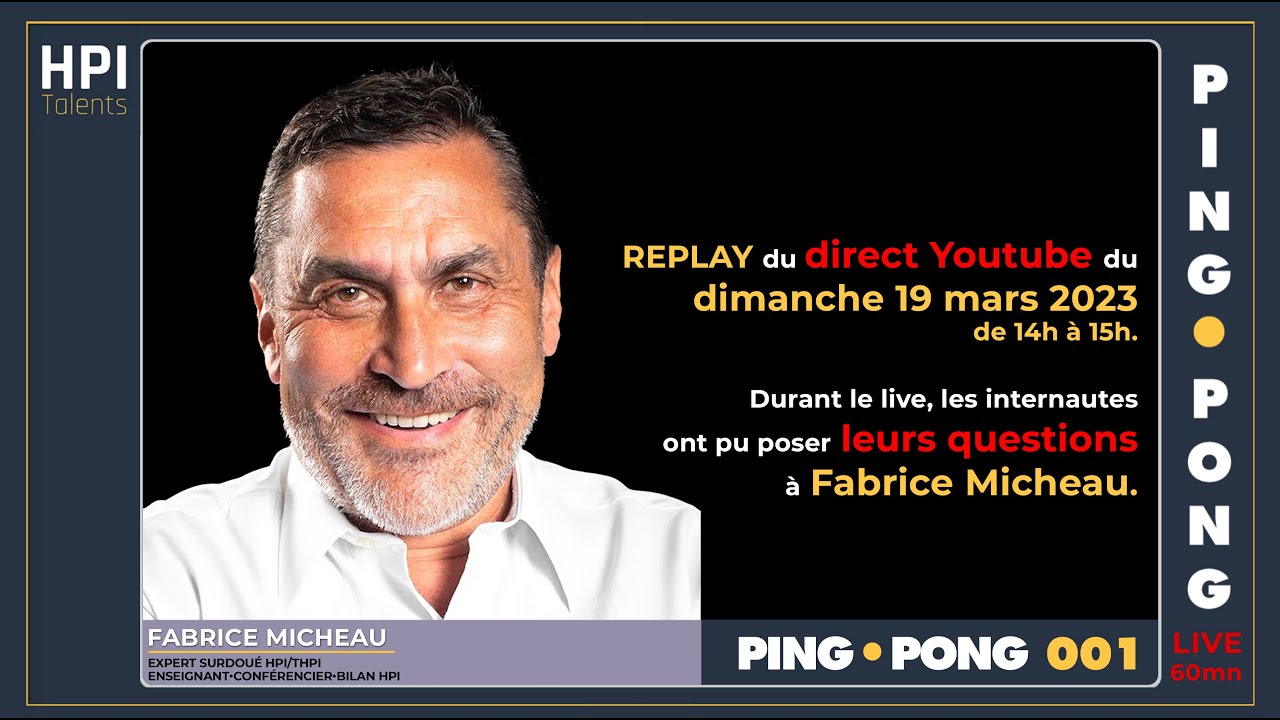 PING-PONG LIVE 001 - FABRICE MICHEAU