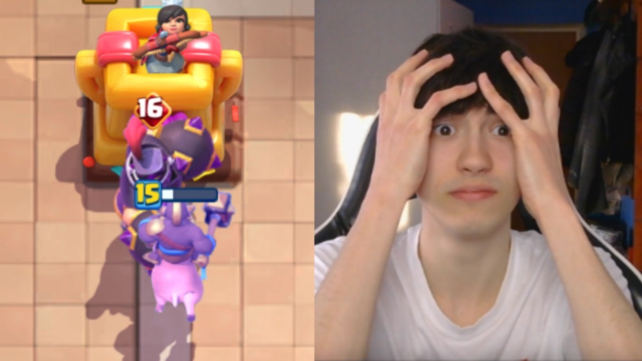 угадайте что произойдёт с хогом? clash royale