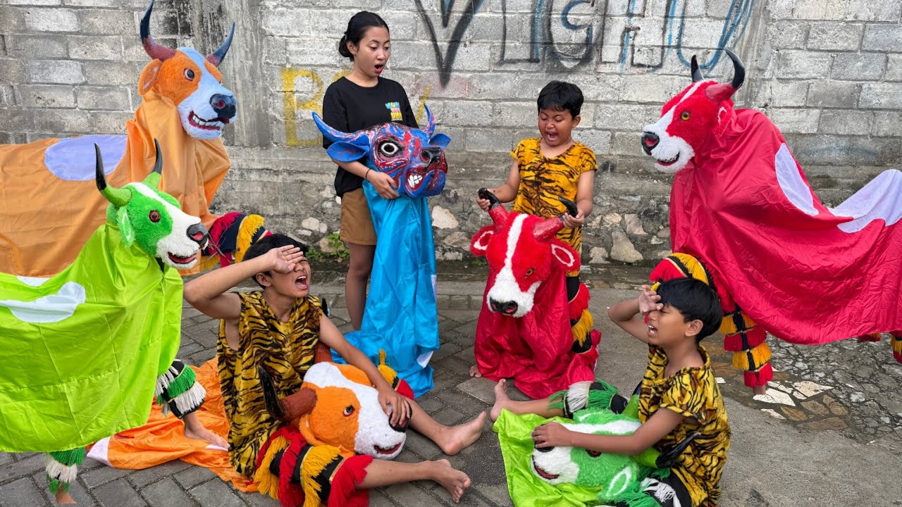 Drama pendek | LOMBA BANTENGAN BEROT BERHADIAH BANTENGAN BEROT ZOMBIE BIRU 