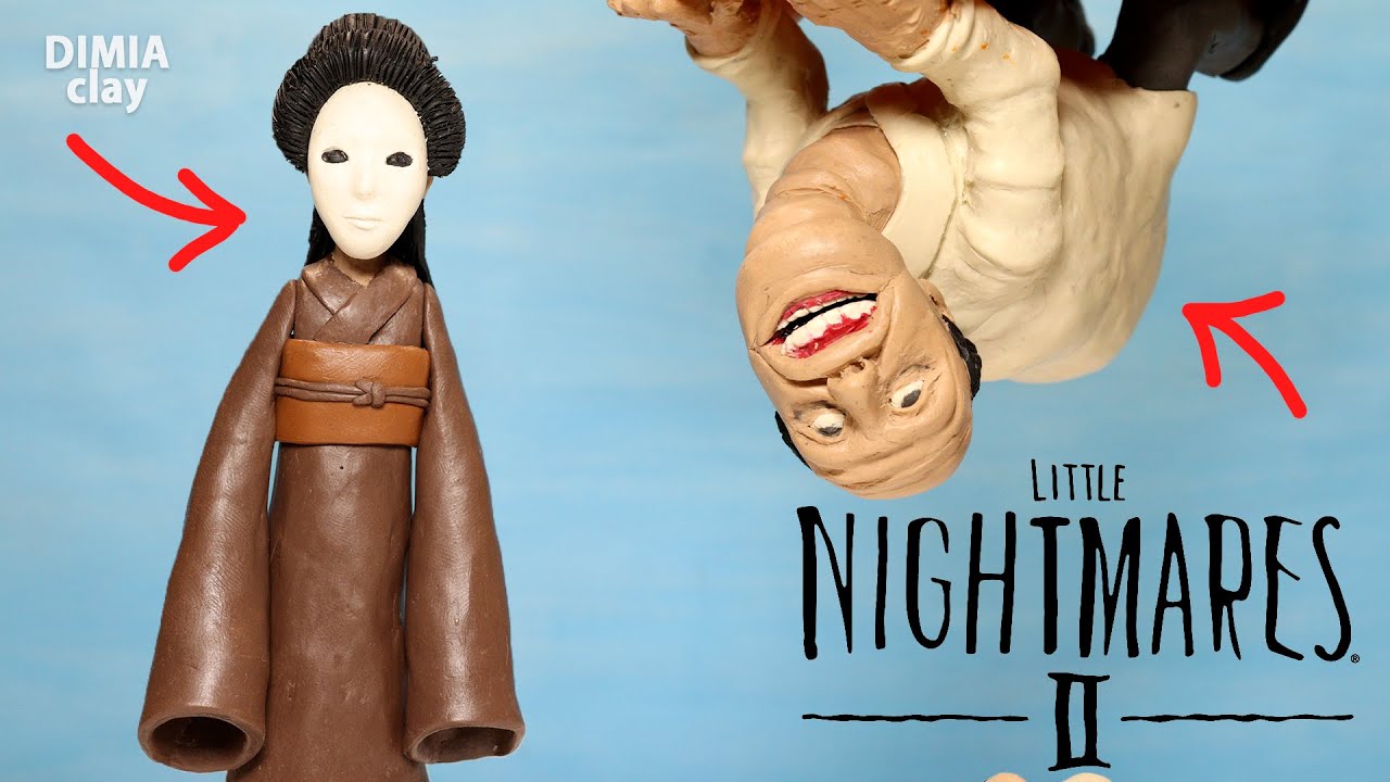 THE DOCTOR and THE LADY from the game Little Nightmares 2 / How to make figurines of plasticine