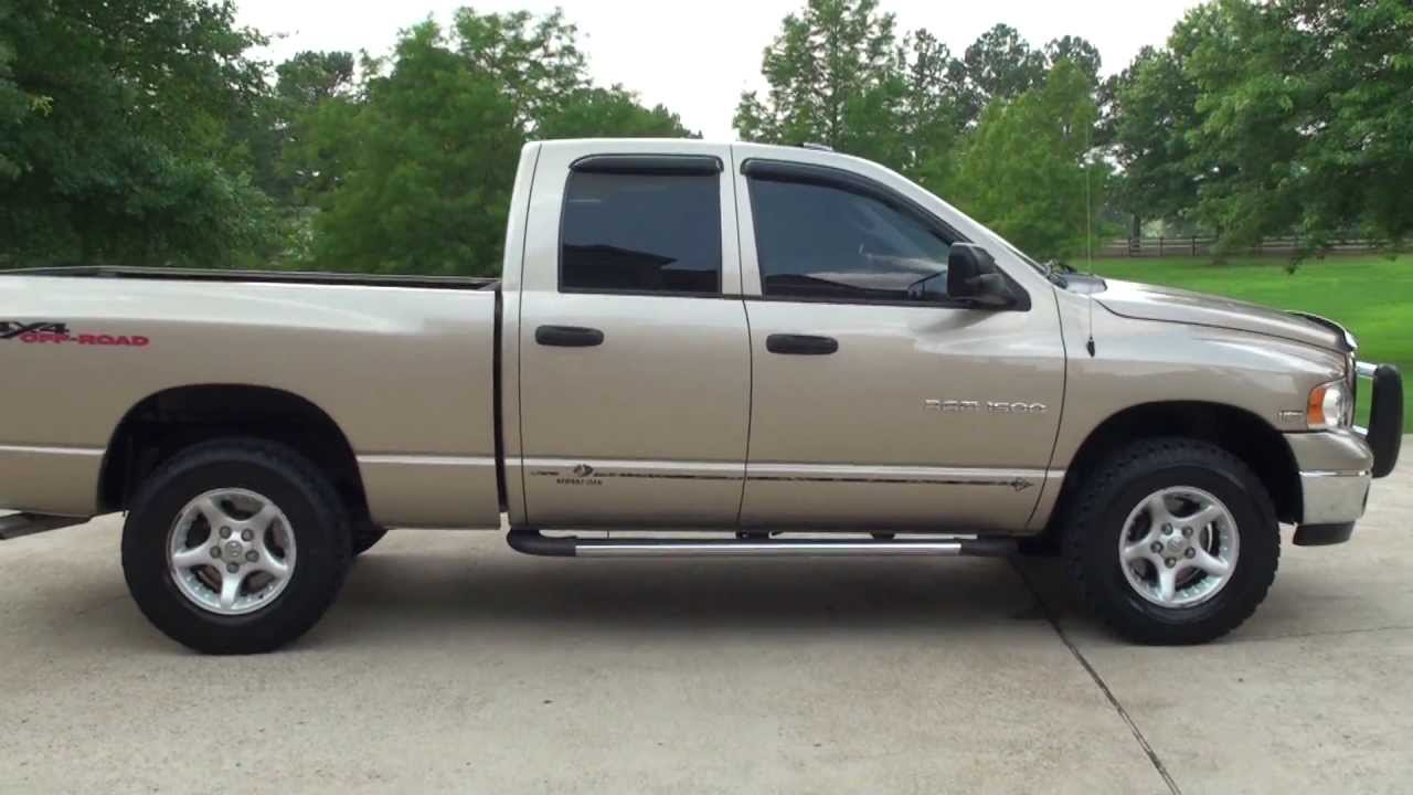 HD VIDEO 2005 DODGE RAM 1500 SLT HEMI 4X4 USED TRUCK FOR SALE SEE WWW SUNSETMILNA COM